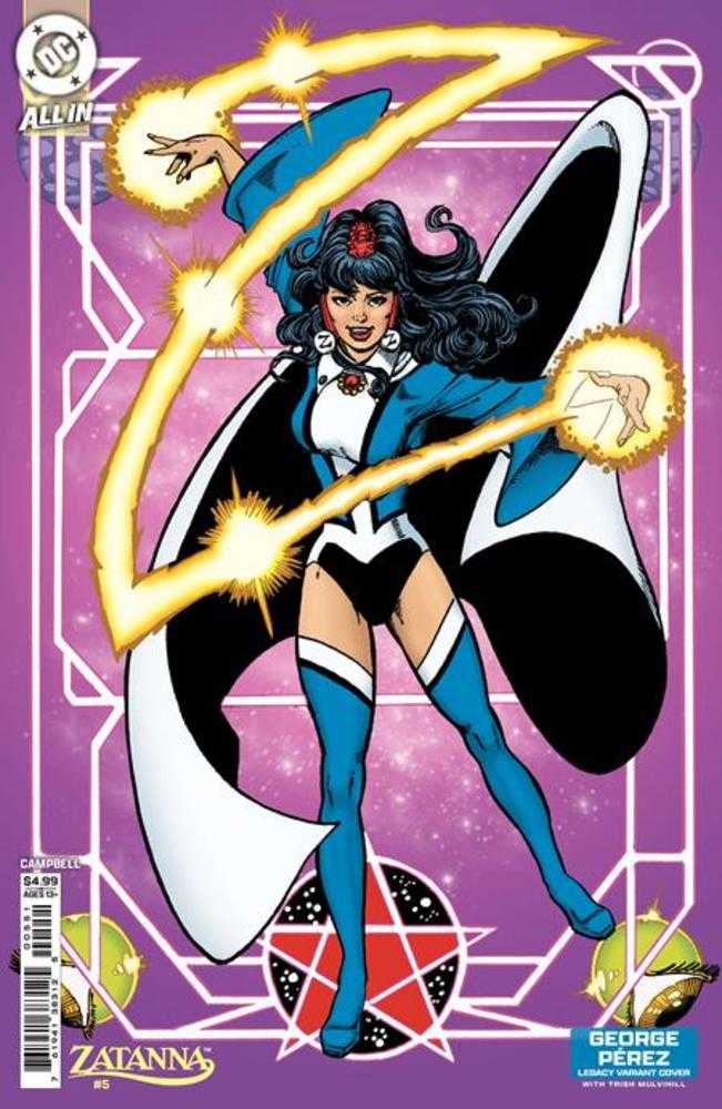Zatanna #5 (Of 6) Cover D George Perez Legacy Card Stock Variant