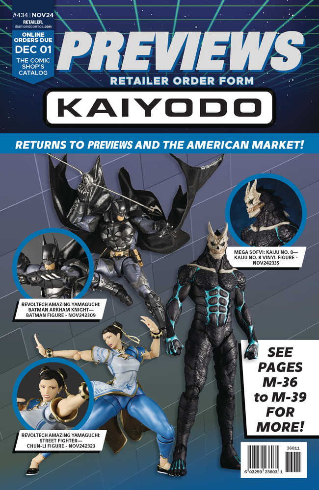 Previews #436 Jan 2025 Retailer Order Form Extras