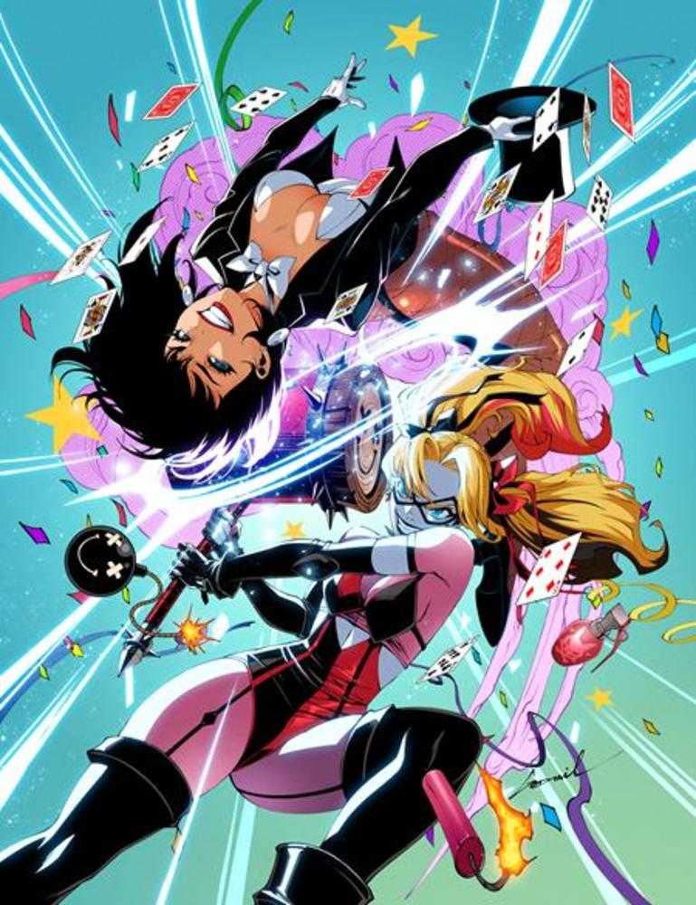DC K.O. Harley Quinn vs Zatanna #1 (One Shot) 2nd Print Cover B Godtail Card Stock Variant