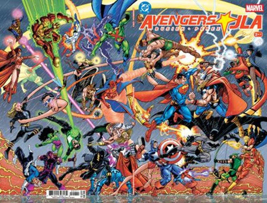 Avengers JLA #2 (Of 4) Facsimile Edition Cover D George Perez Foil Variant