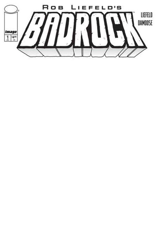 Badrock #1 Cover F Blank Sketch Variant