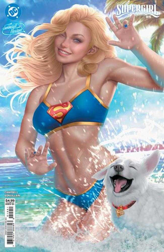 Supergirl #15 Cover E Ariel Diaz Swimsuit Card Stock Variant (The Reign Of The Superboys)