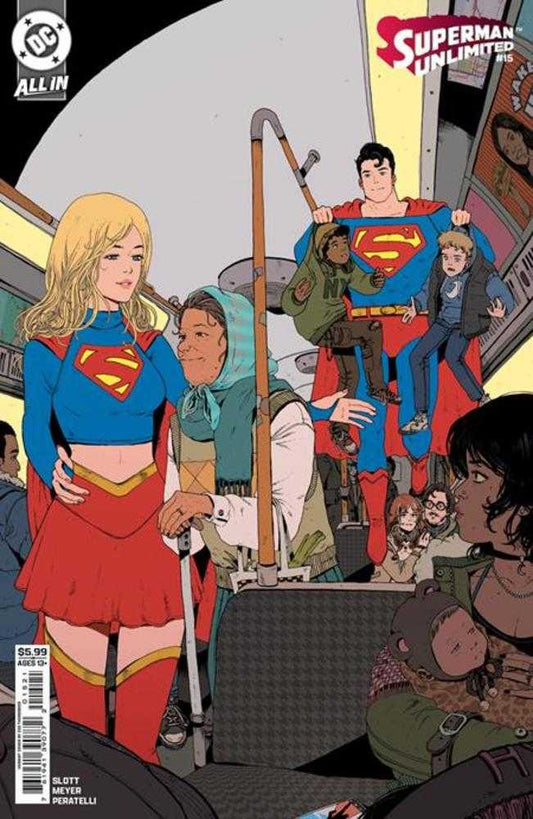 Superman Unlimited #15 Cover B Zoe Thorogood Card Stock Variant (The Reign Of The Superboys)