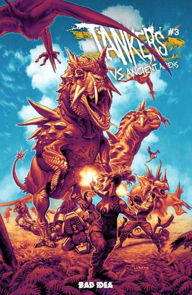 Tankers vs Ancient Aliens # 3 (Of 4) Cover B Lewis Larosa Variant