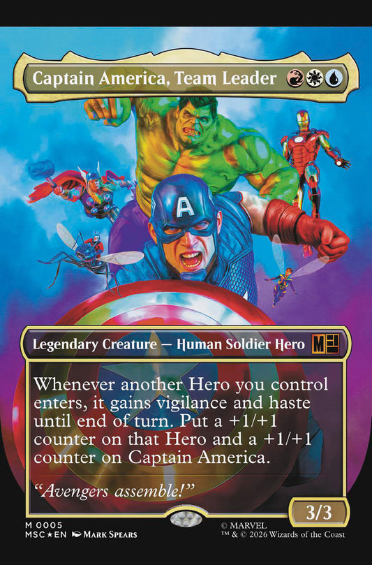 Captain America #12 Classified Artist Magic: The Gathering Variant [Arm]