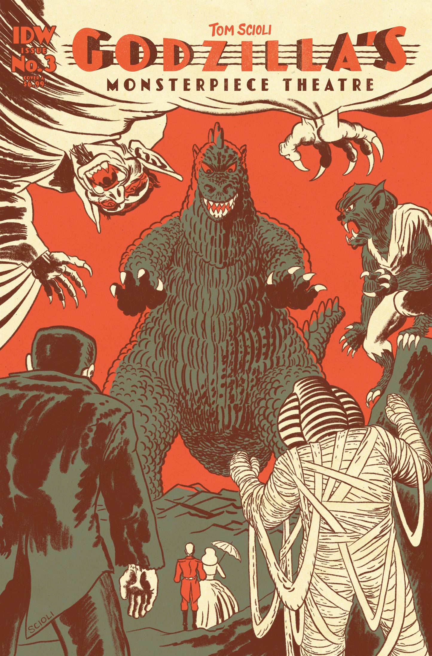 Godzilla’S Monsterpiece Theatre #3 Cover A (Scioli)