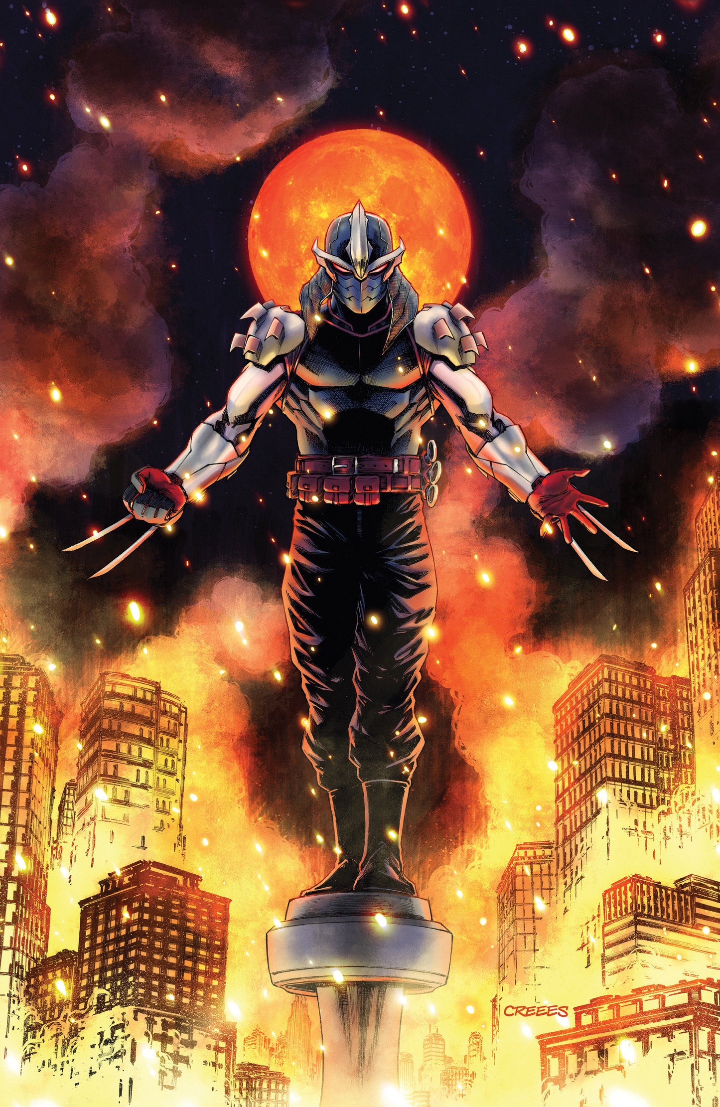 Teenage Mutant Ninja Turtles: Shredder #6 Variant Ri (25) (Creees Lee Full Art)