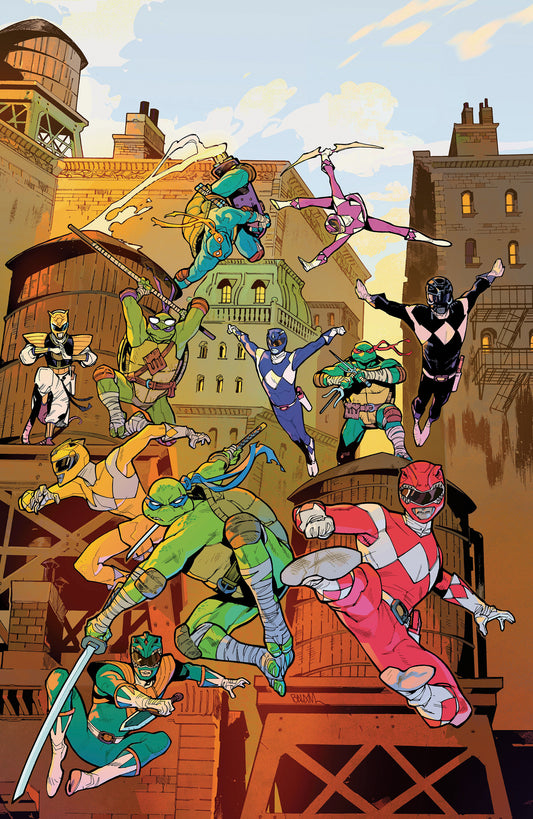 Mighty Morphin Power Rangers/Teenage Mutant Ninja Turtles III #5 F 1 in 25 Variant Edition (Full Art, Balam)
